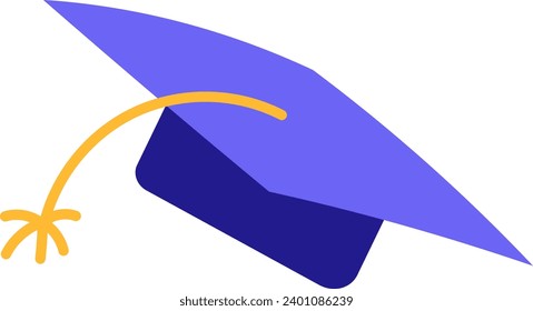purple toga with yellow laces, world education themed icon flats