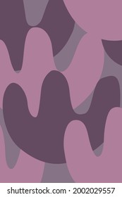 Purple tones hand-like shape background