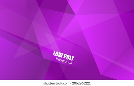 purple trendy abstract vector background design with poly style