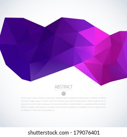 purple triangle abstraction vector fashionable background with mauve three item purple triangle color line water abstract scene digital glassware swirl cloud trendy aesthetic site ripple luxurious lig