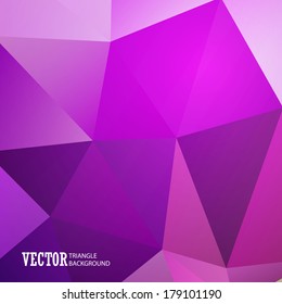 purple triangle background