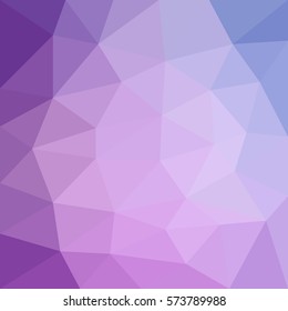 Purple triangle background low polygonal style and geometric design gradient color for your background design, vector