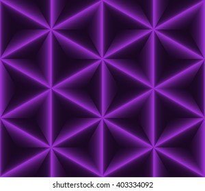 Purple triangle low polygon seamless background