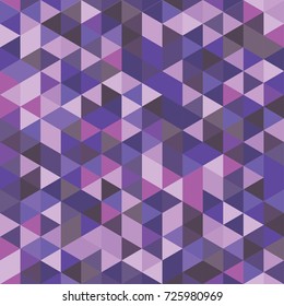 Purple Triangle pattern , seamless background can use for design, vector.
