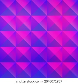 Triángulo púrpura textura sin fisuras. Archivo vectorial Eps 10.
