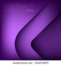 Purple triangle vector background overlap layer on space for design