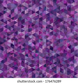 Purple triangles background - eps 10