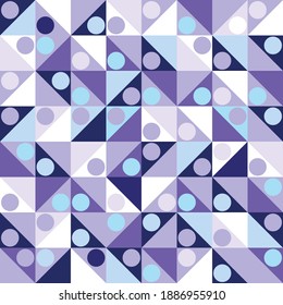 Purple triangles background, pattern, abstract geometric pattern.