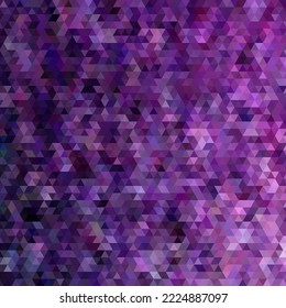 purple triangles. Modern vector design. Decor element.