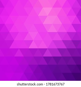 Purple triangular abstract background. Vector layout for advertising