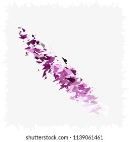 purple triangulation line, background pattern