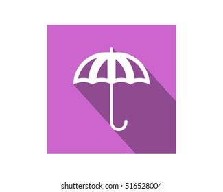 purple umbrella image vector icon logo symbol