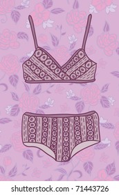 purple underwear