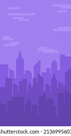 Purple urban vector abstract background