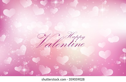 Purple Valentine heart background. vector