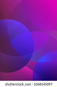 Purple Vector Abstract Background with Geometric forms, Backdrop for Flyer, Poster and Banner design. Vertical A4 size.