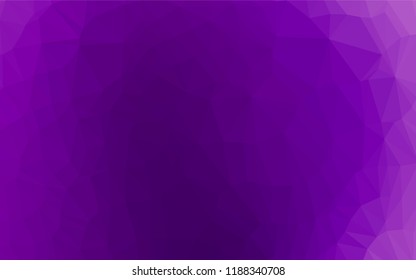 Purple vector abstract mosaic backdrop. Modern geometrical abstract illustration with gradient. A completely new design for your business.