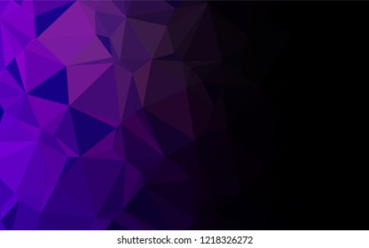 Purple vector abstract mosaic background. A vague abstract illustration with gradient. Brand new style for your business design.
