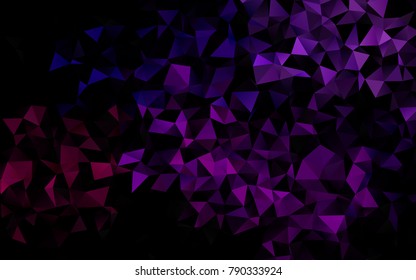 Purple vector abstract polygonal background. A vague abstract illustration with gradient. The best triangular design for your business.