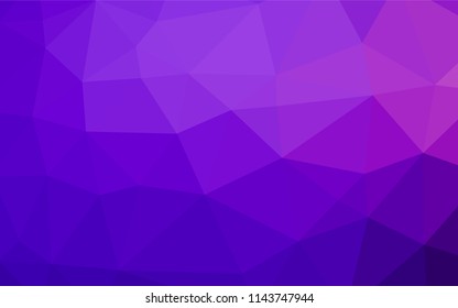 Purple vector abstract polygonal cover. Shining colored illustration in a Brand new style. Brand new design for your business.