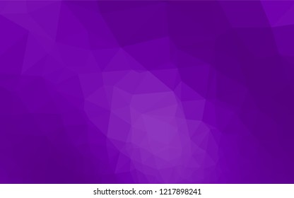 Purple vector abstract polygonal layout. Shining colored illustration in a Brand new style. A new texture for your design.