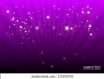 Purple vector background burst design illustration template - Vector  background  for decorative design