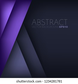 Purple vector background overlap layer geometric with space for design