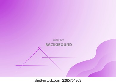 Purple vector curve modern background with white space for text and message. concept design