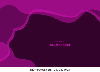 Purple vector curve modern background with space for text and message. concept design