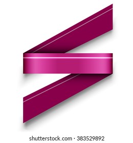 Purple vector infographics design isolated on the white without sample texts. Banner for web design, flyers or design elements. Infographic ribbons.