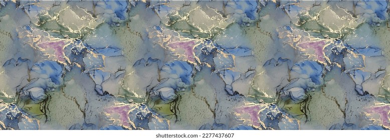 Purple Vector Ink Background. Blue Art Paint. Geode Vector Pattern. Marble Pink Water Color. Gold Gradient Background. Purple Alcohol Ink Repeat. Green Marble Ink Watercolor. Modern Seamless Painting