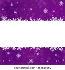 Purple Vector  Merry Christmas and Happy New Year 2016 greeting card background for illustration template art design