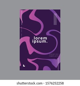 Purple Vector Poster, Marble Liquid Template Images, Brochure, Flyer, Poster