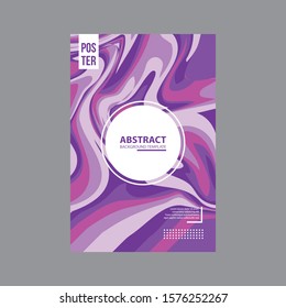 Purple Vector Poster, Marble Liquid Template Images, Brochure, Flyer, Poster