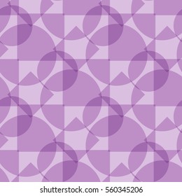 Purple vector seamless pattern. Modern stylish texture. Geometric ornament.