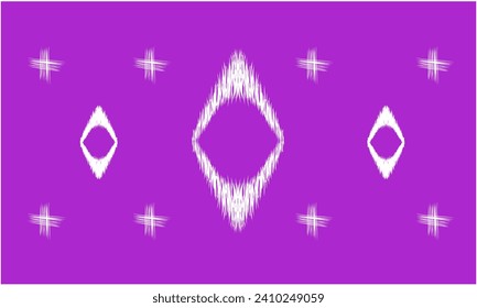 purple vector seamless pattern. Native American geometric ornament. Vector seamless pattern Mexican