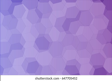 Purple Vector Shining Hexagon Pentagon Template Stock Vector (Royalty ...