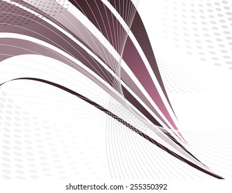 Purple Vector Swoosh.
