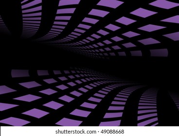 Purple vector tunnel entrance