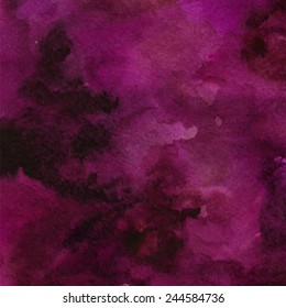 Purple Vector Watercolor Texture.