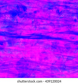 Purple, violet and blue. Formless spots, curved strips, wavy lines, stylized petals. Randomly mixed. Abstract seamless vector background. For fabrics, printing, wrapping paper.