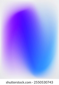 Fundo de gradiente roxo violeta e azul. Suave ideia de banner criativo com cores sutis brilhantes. Projeto artístico de gradação ambiente elegante