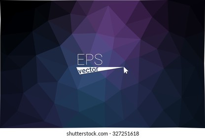 purple violet geometric rumpled triangular low poly style gradient illustration graphic background. Vector polygonal design for your business.