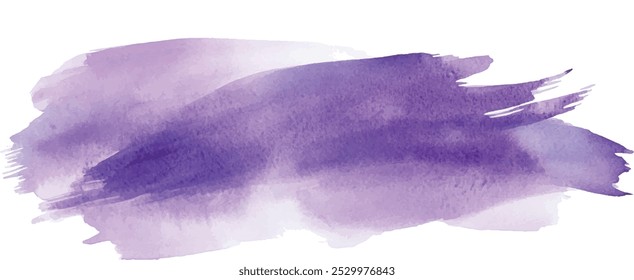 Pintura violeta roxa pincelada seca artística. Aquarela acrílica pintado à mão pano de fundo para impressão, web design e banners. Textura de plano de fundo de vetor realista