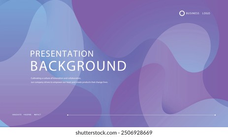 Fondo abstracto simple violeta púrpura con onda y forma líquida