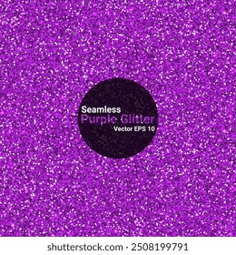 Purple violet sparkle background. Holiday abstract glitter background with blinking lights. Fabric sequins in bright colors. Fashion fabric glitter, sequins.