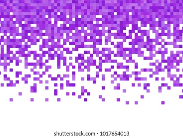 Purple violet vector pixel background