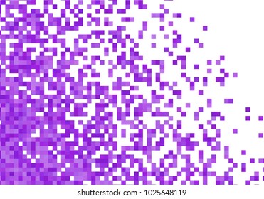 Purple violet vector pixel background