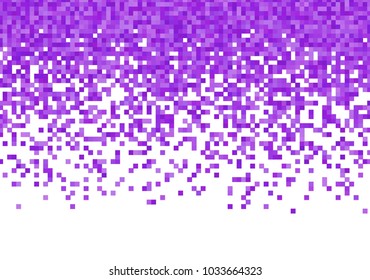 Purple violet vector pixel background