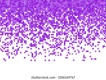 Purple violet vector pixel background